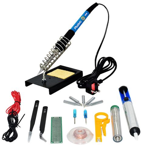 Soldering Kit for Electronics (Plug type: UK)