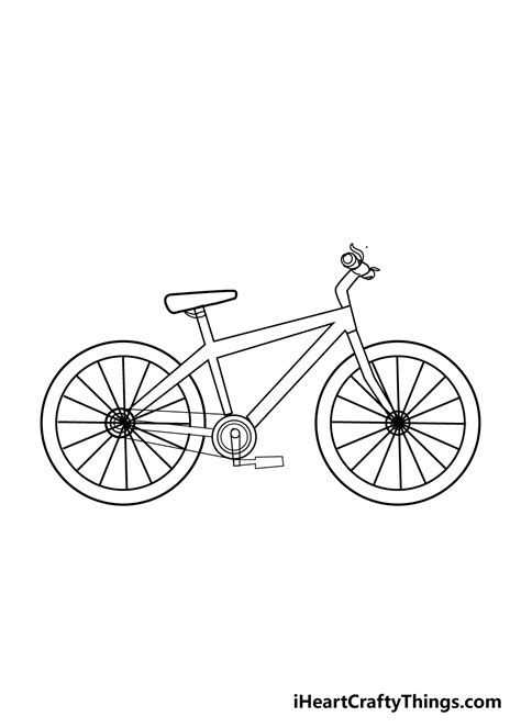 Bike Drawing - How To Draw A Bike Step By Step