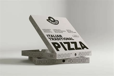 Open Pizza Box Mockup Graphics - YouWorkForThem