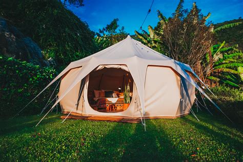 Camping Tent on Grass Lawn · Free Stock Photo