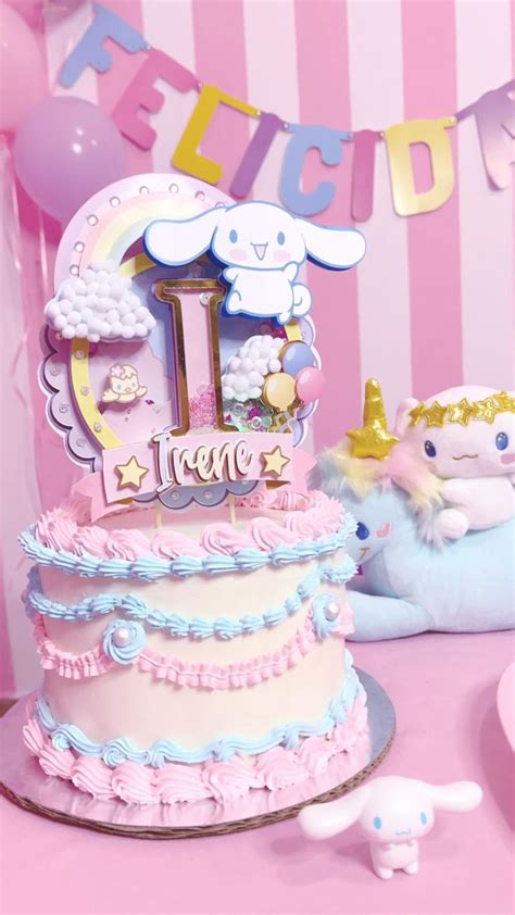 Cinnamoroll Cake Topper ☁️ | Temas para fiestas, Fiesta de cumpleaños para niños, Fiesta ...