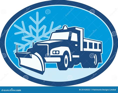 Snow Plow Truck Line And Solid Icon, Winter Season Concept, Snow ...