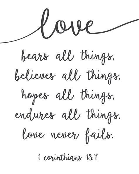 Love Never Fails - Free Printable! - Sincerely, Sara D. | Quotes, Bible quotes, Love never fails