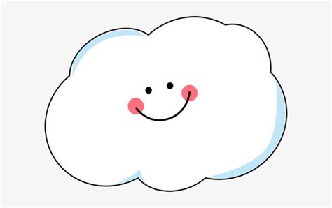 Download Clip Art Smiling Cloud Clipart - Happy Cloud Clipart | Transparent PNG Download | SeekPNG