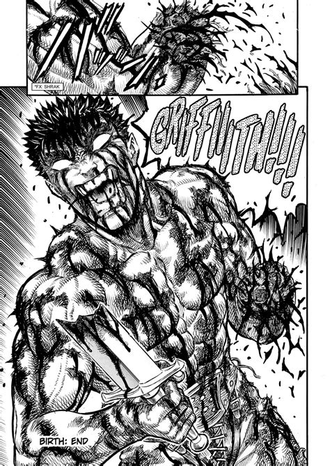 Guts Berserk Manga Panels