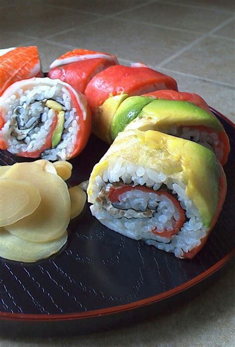 Rainbow Sushi Roll