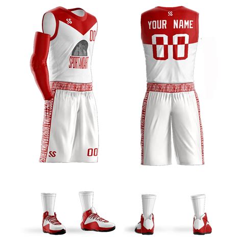 Custom Mens Youth Basketball Jerseys Basketball Set Clothes Breathable Team Sport Tracksuit ...