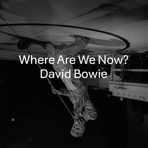 Where Are We Now? single artwork | The Bowie Bible