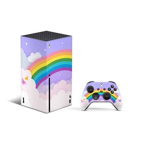 Xbox Series X Skin - Rainbow Clouds - Culture of Gaming