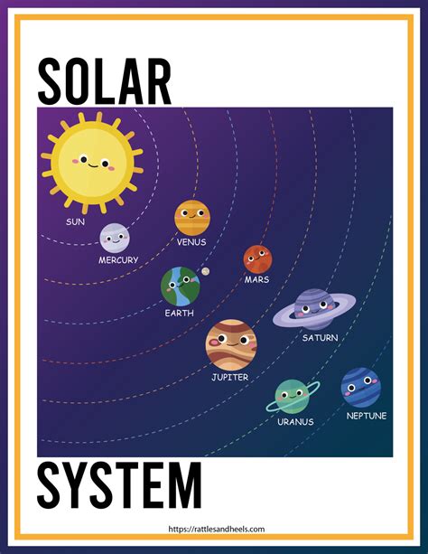 Free Solar System Worksheets for Kids - Adanna Dill