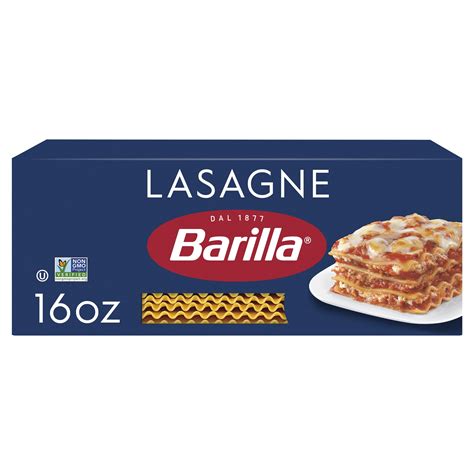 Barilla Wavy Lasagne Pasta, 16 oz - Walmart.com