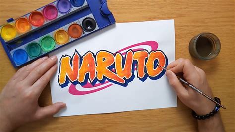 Naruto logo - painting - YouTube