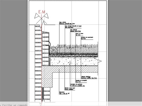 Detalle constructivo de cubierta verde (53.27 KB) | Bibliocad
