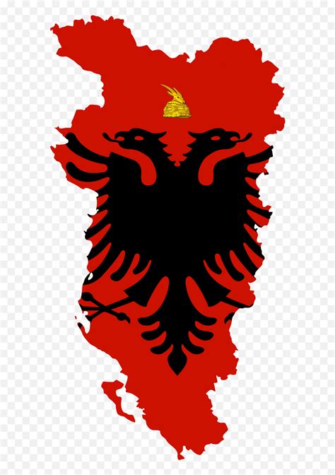 Albanian - Albania Flag Emoji,Albanian Eagle Emoji - free transparent ...