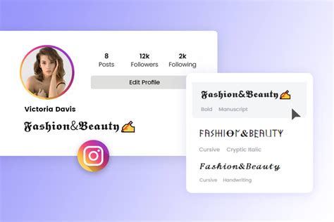 Instagram Font Generator: Copy and Paste Fancy Fonts | Fotor