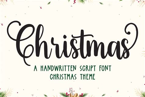 Christmas Cursive Font