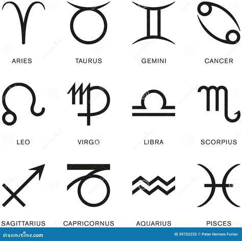 Zodiac Signs Cartoon Vector | CartoonDealer.com #7873809