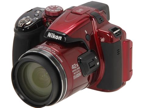 Nikon COOLPIX P520 Red 18.1 MP Wide Angle Digital Camera HDTV Output - Newegg.com