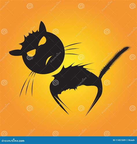 Stressed cat stock illustration. Image of pretty, animals - 11451509