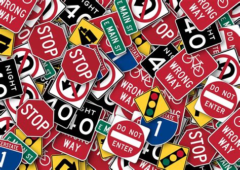 Traffic Sign Color Significance - Dornbos Sign & Safety Inc.