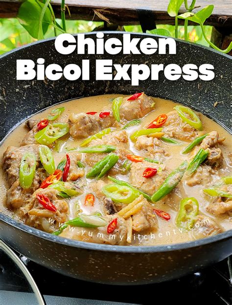 Chicken Bicol Express Recipe - Yummy Kitchen