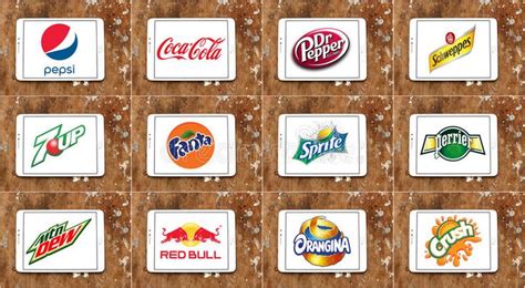 Soft drink brands and logos. Logos and brands of worldwide soft drinks manufactu , #spon, # ...