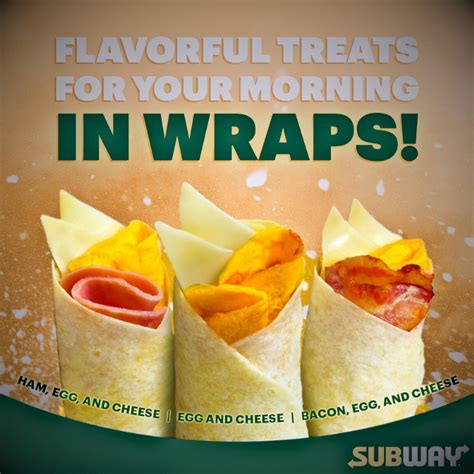 Subway Breakfast Menu with Prices (October 2023)