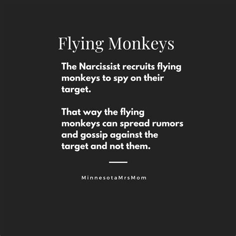 Flying Monkeys Quote - Flying Monkey Quote Etsy / Narcissists and their ...