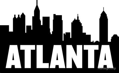 Silhouette Of Atlanta Skyline at GetDrawings | Free download