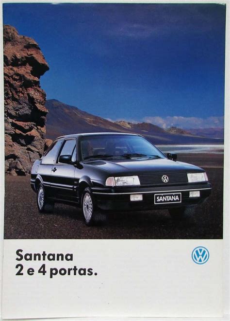 1994 Volkswagen VW Santana 2 and 4 Door Sales Brochure & Specs - Portuguese Text