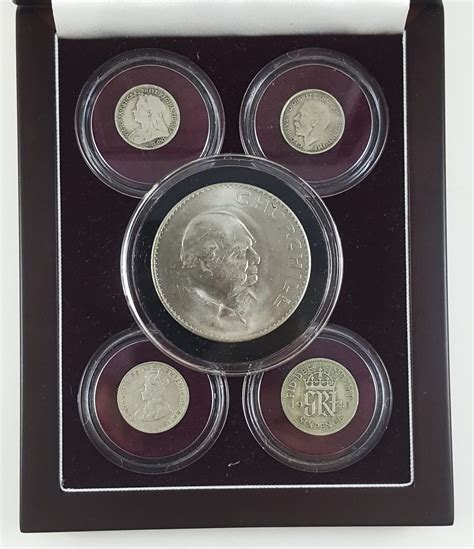 Winston Churchill: Five Coin Collection (Five-Coin Box)