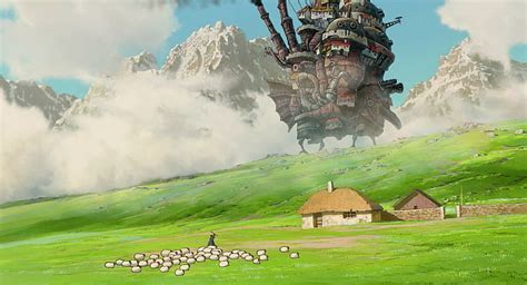 HD wallpaper: moving house anime digital wallpaper, Hayao Miyazaki ...