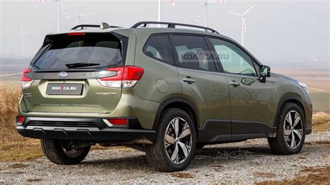 Facelifted 2022 Subaru Forester Illustrated Without The Camo | Carscoops