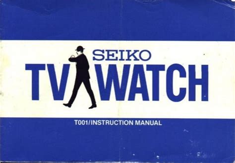 Manual SEIKO TV-Watch