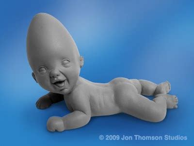 Jon Thomson Studios: Conehead Baby