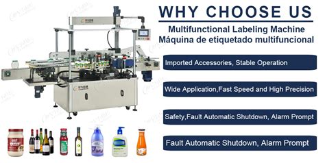 Fully Automatic Multifunctional Labeling Machine for Water Bottle Label Sticker Label Printing ...