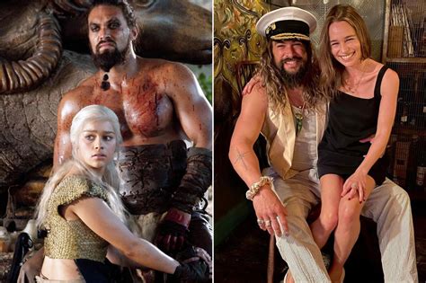 Jason Momoa and Emilia Clarke have 'Game of Thrones' reunion