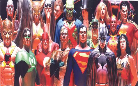 Alex Ross Justice League Wallpaper - WallpaperSafari