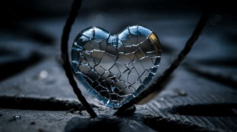 Broken Glass Heart Hd Wallpaper Background, Broken Heart, Flash Photography, Mesh Background ...