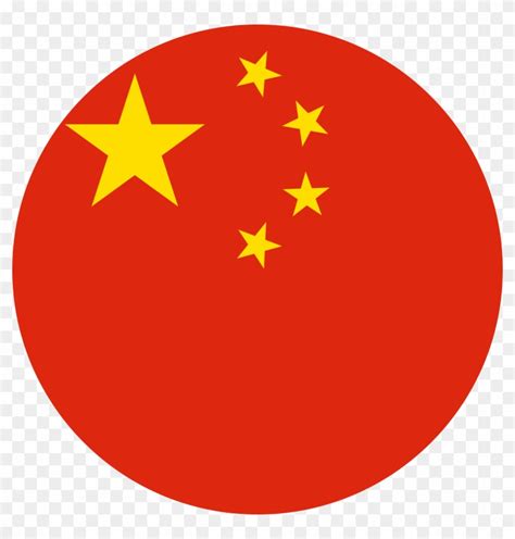 China Flag Round Png - China Flag Icon Png - Free Transparent PNG Clipart Images Download