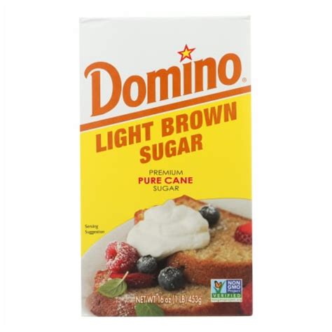 Domino Light Brown Sugar 24-1 lb. Cartons, 16 oz - Fry’s Food Stores