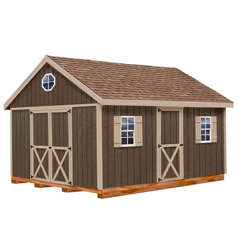 Best Barns (Common: 12-ft x 16-ft; Interior Dimensions: 11.42-ft x 15.42-ft) Easton with floor ...