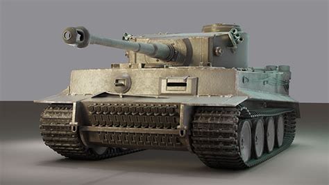 3D Tiger 1 Tank PBR | CGTrader