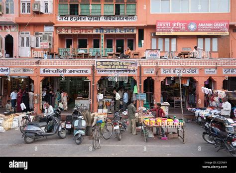 India Rajasthan state Jaipur spices stall pulses market Johari Bazar Stock Photo - Alamy