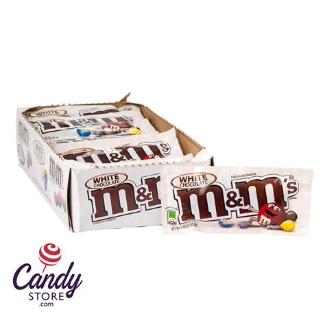 M&M's White Chocolate 1.5oz Bag 24ct - CandyStore.com