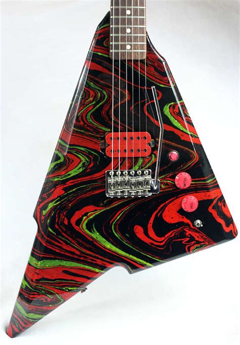 RARE 1985 (MIJ) Fender Katana Custom Swirl Painted and | Reverb