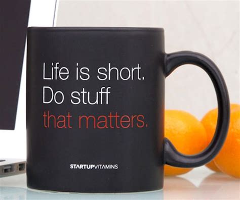 Ceramic Coffee Mug With Inspirational Quote » Gadget Flow