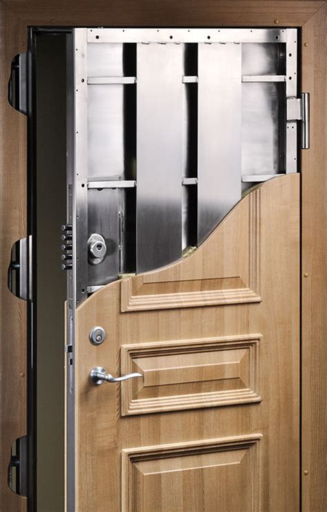 Panic Room Doors - Safe Room Doors - Bulletproof With Luxury Wood Cladding