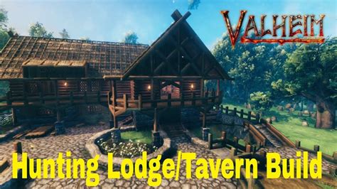 Valheim Hunting Lodge/Tavern Build | Building, Hunting, Hunting lodge