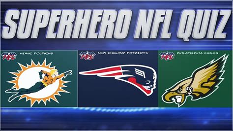 SUPERHERO NFL LOGO QUIZ! - YouTube